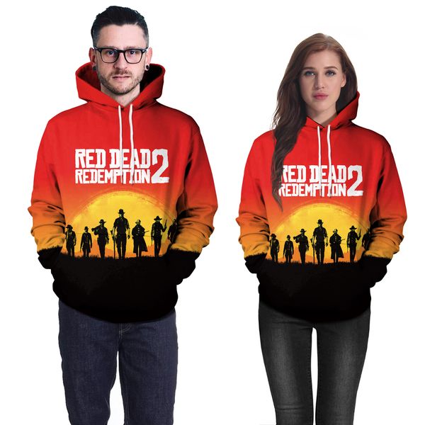reds dead redemption couple hoodie redemption 2 red and yellow stitching printing leisure trend, Black
reds dead redemption couple hoodie redemption 2 red and yellow stitching printing leisure trend, Black