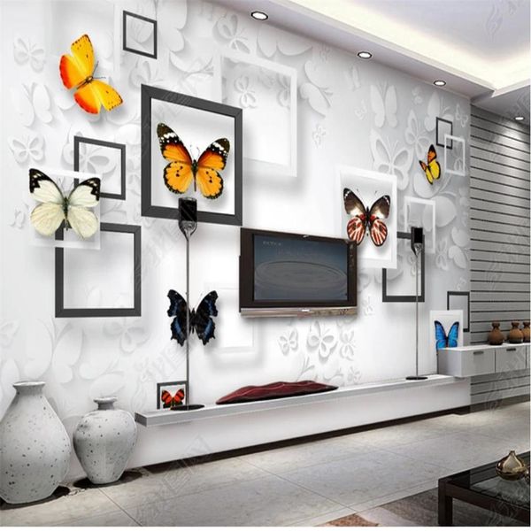 murals wallpaper for living room 3d stereo geometric fantasy butterfly wallpapers tv sofa background wall
murals wallpaper for living room 3d stereo geometric fantasy butterfly wallpapers tv sofa background wall