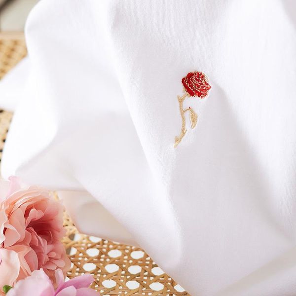 women's t-shirt rose embroidered t shirt womens 2021 summer casual short sleeve cotton female o neck plus size tees white pink black t
women's t-shirt rose embroidered t shirt womens 2021 summer casual short sleeve cotton female o neck plus size tees white pink black t