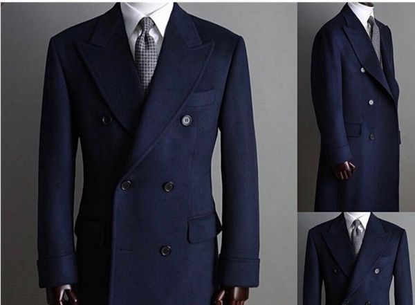 men's suits & blazers formal blue men trajes para custom made long coat jacket double breasted tuxedos peaked lapel blazer business, White;black
men's suits & blazers formal blue men trajes para custom made long coat jacket double breasted tuxedos peaked lapel blazer business, White;black