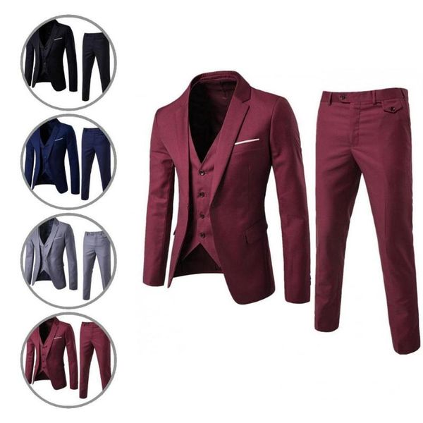 men's suits & blazers simple 1 set pure color jacket zipper closure pants slim groom suit regular sleeve for dating, White;black
men's suits & blazers simple 1 set pure color jacket zipper closure pants slim groom suit regular sleeve for dating, White;black