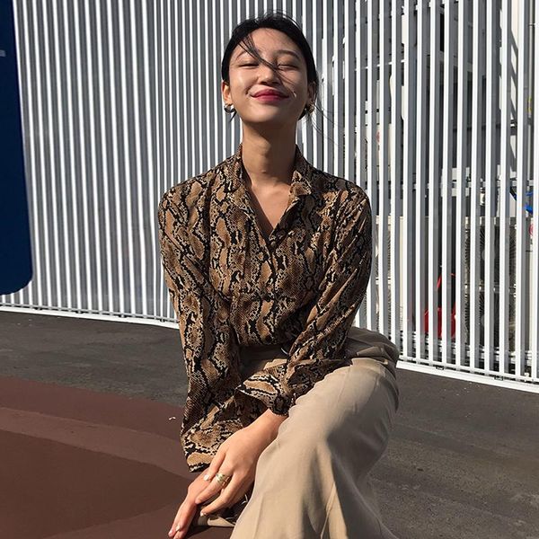 snakeskin pattern chic shirts womens long sleeve autumn blouses ladies loose boyfriend style shirt women women's &, White
snakeskin pattern chic shirts womens long sleeve autumn blouses ladies loose boyfriend style shirt women women's &, White