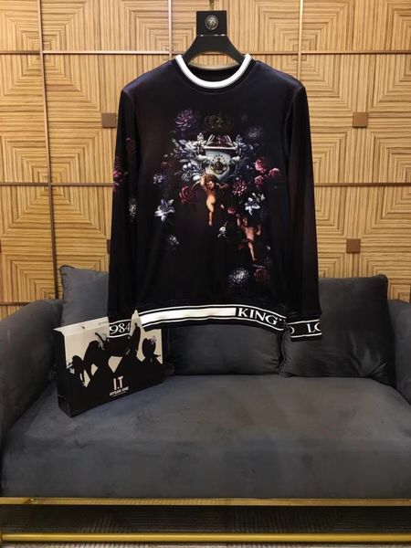 men's hoodies & sweatshirts wz0875 fashion 2021 runway luxury european design party style clothing, Black
men's hoodies & sweatshirts wz0875 fashion 2021 runway luxury european design party style clothing, Black
