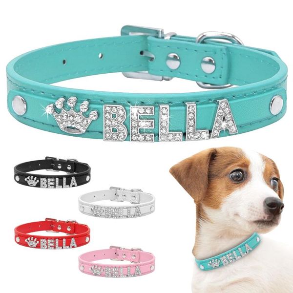 personalized dog collar pu leather puppy cat id collars rhinestone heart star accessory for small medium dogs chihuahua & leashes
personalized dog collar pu leather puppy cat id collars rhinestone heart star accessory for small medium dogs chihuahua & leashes