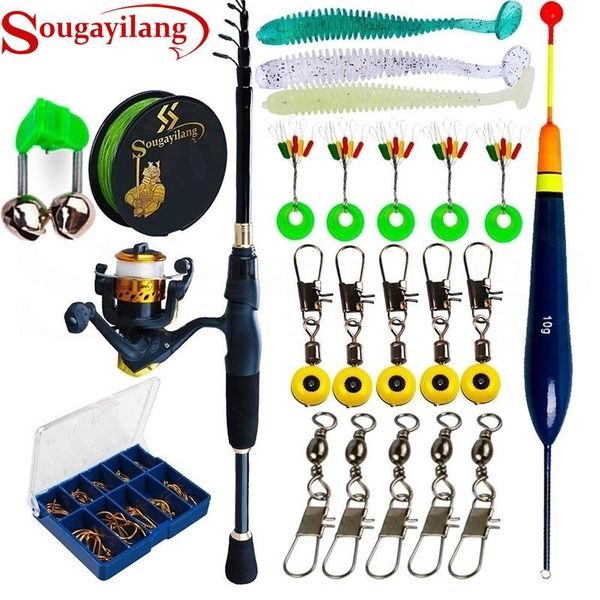 rod reel combo sougayilang travel fishing combos kit freshwater saltwater set with full accessories
rod reel combo sougayilang travel fishing combos kit freshwater saltwater set with full accessories