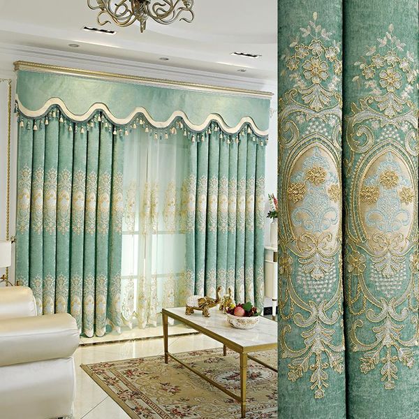 luxury european atmosphere living room floor-to-ceiling curtains balcony bedroom full blackout curtain & drapes
luxury european atmosphere living room floor-to-ceiling curtains balcony bedroom full blackout curtain & drapes