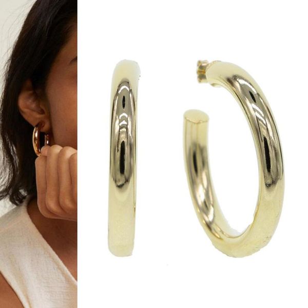 hoop & huggie silver color open thick earrings for women simple metal round circle minimalist jewelry wholesale 6*45mm, Golden;silver
hoop & huggie silver color open thick earrings for women simple metal round circle minimalist jewelry wholesale 6*45mm, Golden;silver