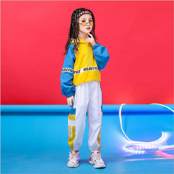 spring new childrens clothing girls sets hip-hop jazz dance costumes hooded coat pant 2pcs catwalk costumes kids hip-hop suits, White
spring new childrens clothing girls sets hip-hop jazz dance costumes hooded coat pant 2pcs catwalk costumes kids hip-hop suits, White