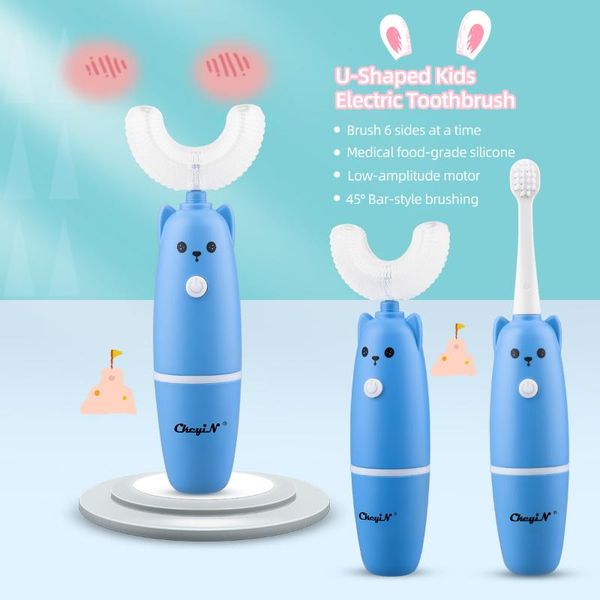 ckeyin automatic electric kids toothbrush silicone u shaped teeth cleaner waterproof vibrating for 3-12 years childs smart
ckeyin automatic electric kids toothbrush silicone u shaped teeth cleaner waterproof vibrating for 3-12 years childs smart
