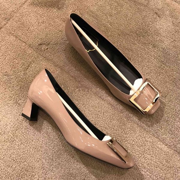 dress shoes women's shoes versatile fashion high-end patent leather square toe thick heel single mid-heel buckle high heels 3quu, Black
dress shoes women's shoes versatile fashion high-end patent leather square toe thick heel single mid-heel buckle high heels 3quu, Black