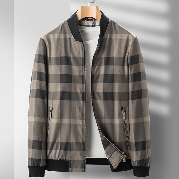 spring 2021 simple and fashionable plaid baseball collar et youth slim trend men, Black
spring 2021 simple and fashionable plaid baseball collar et youth slim trend men, Black