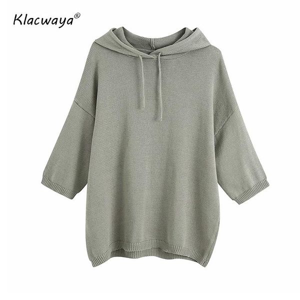 women's hoodies & sweatshirts klacwaya women 2021 vintage linen blend loose knitted fashion hooded half sleeves leisure female pullover, Black
women's hoodies & sweatshirts klacwaya women 2021 vintage linen blend loose knitted fashion hooded half sleeves leisure female pullover, Black