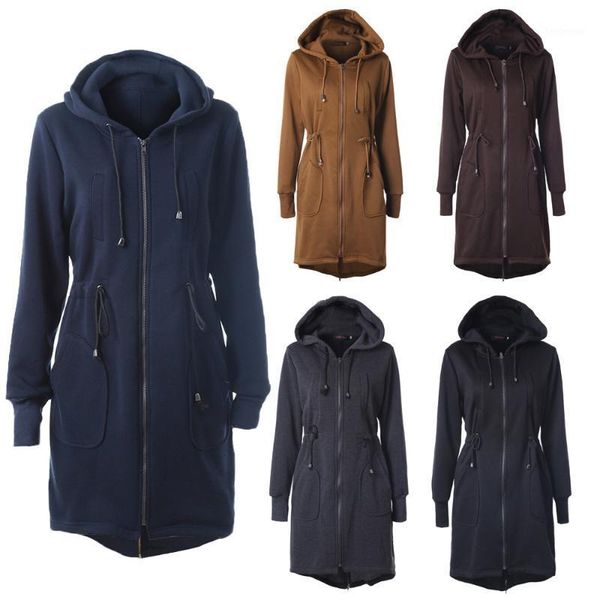women's wool & blends autumn winter zip up long hoodie women jacket pockets outerwear adjustable waist nice hooded coat parkas coats, Black
women's wool & blends autumn winter zip up long hoodie women jacket pockets outerwear adjustable waist nice hooded coat parkas coats, Black