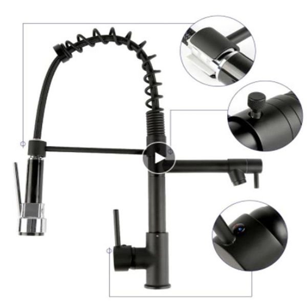 360°rotating outlet pipe double and cold spring faucet shower pull-out sprayer kitchen water fittings aerators other faucets, showers & accs
360°rotating outlet pipe double and cold spring faucet shower pull-out sprayer kitchen water fittings aerators other faucets, showers & accs