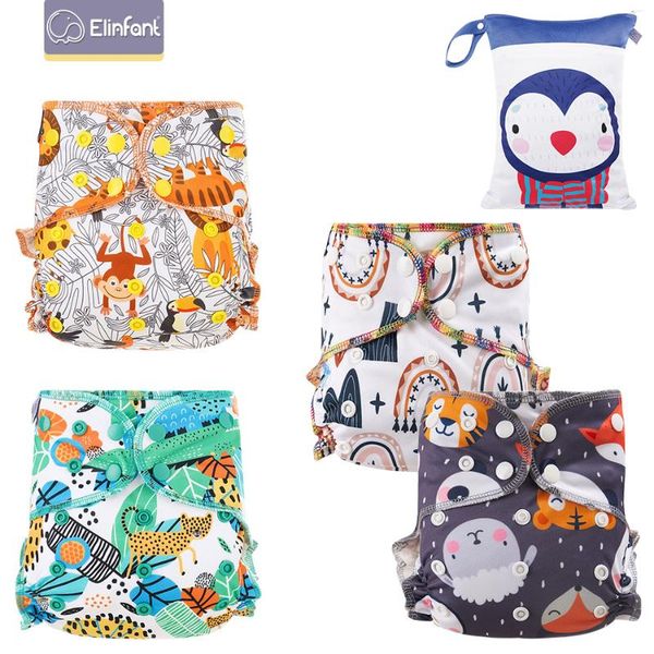elinfant 4 pcs soft fabric cloth diaper heavy wetter sleeping ai2 waterproof washable nappies with 1 piece wet bagg diapers
elinfant 4 pcs soft fabric cloth diaper heavy wetter sleeping ai2 waterproof washable nappies with 1 piece wet bagg diapers
