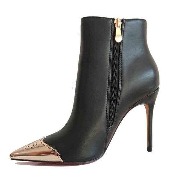 dress shoes high heels gold mental pointed toe autumn winter boots leather or matte women ankle black vcdc
dress shoes high heels gold mental pointed toe autumn winter boots leather or matte women ankle black vcdc