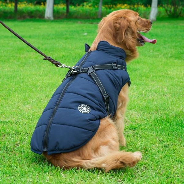 big size waterproof dog coat thicken soft large jacket reflective webbing safety walking winter clothes apparel
big size waterproof dog coat thicken soft large jacket reflective webbing safety walking winter clothes apparel
