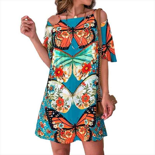 women summer dresses casual loose butterfly printed short sleeve dress female hollow back off shoulder sundress plus size, Black;gray
women summer dresses casual loose butterfly printed short sleeve dress female hollow back off shoulder sundress plus size, Black;gray