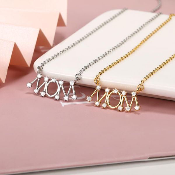 pendant necklaces mom letter necklace fashion simple style crystal accessories for mother birthday mother's day women's jewelry gi, Silver
pendant necklaces mom letter necklace fashion simple style crystal accessories for mother birthday mother's day women's jewelry gi, Silver