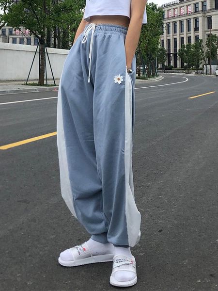 women pants oversize casual wide leg loose high street streerwear fashion style female black women's & capris, Black;white
women pants oversize casual wide leg loose high street streerwear fashion style female black women's & capris, Black;white
