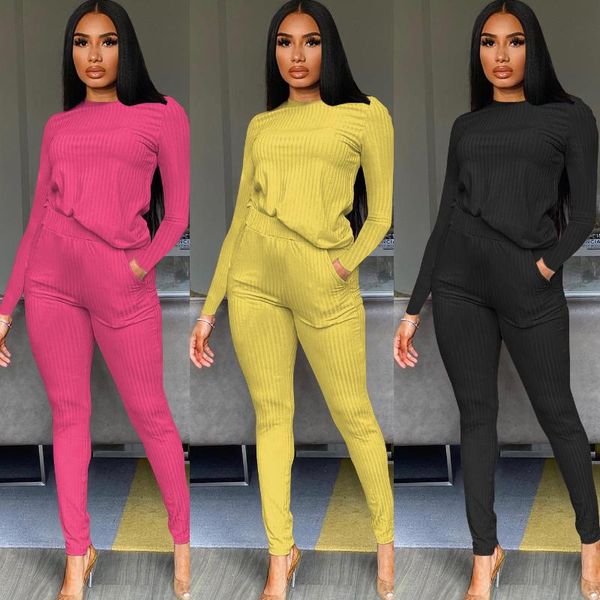 women's two piece pants casual solid knit rib tracksuit women sporswear fitness o neck long sleeve + pockets set jogging femme, White
women's two piece pants casual solid knit rib tracksuit women sporswear fitness o neck long sleeve + pockets set jogging femme, White
