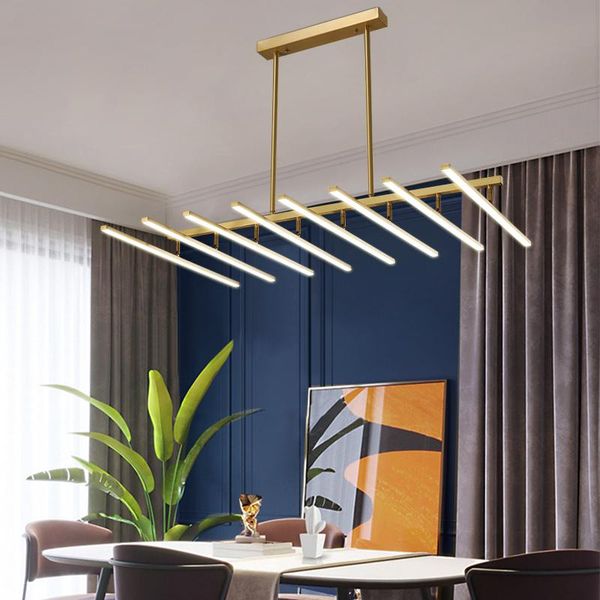 pendant lamps all copper light luxury chandelier simple led strip restaurant bar
pendant lamps all copper light luxury chandelier simple led strip restaurant bar