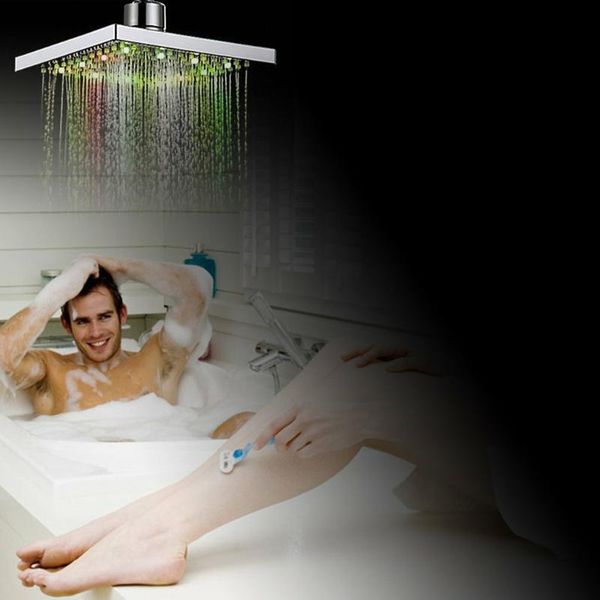 self-discoloring shower head square led bath faucet rainfall stainless anion spa high pressure rainshower bathroom sets
self-discoloring shower head square led bath faucet rainfall stainless anion spa high pressure rainshower bathroom sets