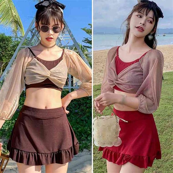 womens clothes suit summer long sleeves crop high waist skirts set beach boho swimsuits clothing, White;black
womens clothes suit summer long sleeves crop high waist skirts set beach boho swimsuits clothing, White;black