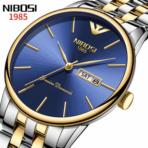 wristwatches nibosi 2021 men watches men's full steel waterproof casual fashion quartz date clock male wrist watch relogio masculino, Slivery;brown
wristwatches nibosi 2021 men watches men's full steel waterproof casual fashion quartz date clock male wrist watch relogio masculino, Slivery;brown