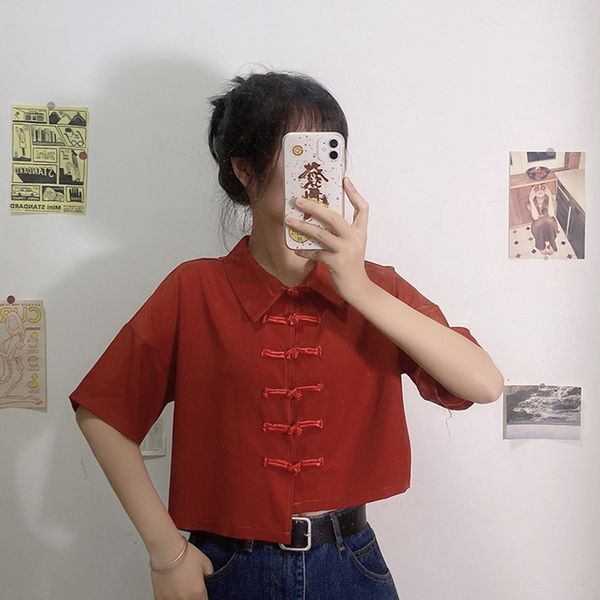 ladies chinese for women summer chiffon asymmetric shirt tang suit chinese style buttons blouse and 10391, Red
ladies chinese for women summer chiffon asymmetric shirt tang suit chinese style buttons blouse and 10391, Red