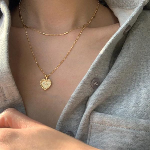 miuoxion simple temperament double layer jewelry geometric love necklace for women feature namour charm gift all seasons pendant necklaces, Silver
miuoxion simple temperament double layer jewelry geometric love necklace for women feature namour charm gift all seasons pendant necklaces, Silver