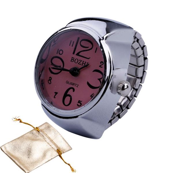 tore 2 pcs creative fashion lady girl steel round elastic quartz finger ring watch women cluster rings, Golden;silver
tore 2 pcs creative fashion lady girl steel round elastic quartz finger ring watch women cluster rings, Golden;silver