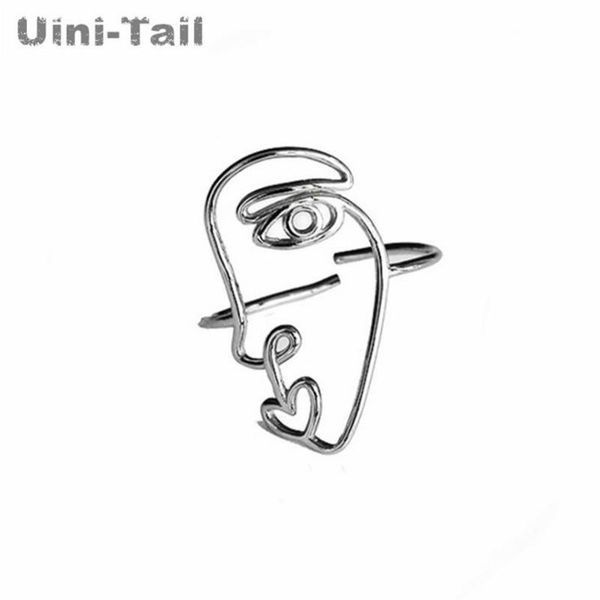 cluster rings uini-tail 925 sterling silver fashion personality line hollow face open ring simple temperament tide flowing jewelry, Golden;silver
cluster rings uini-tail 925 sterling silver fashion personality line hollow face open ring simple temperament tide flowing jewelry, Golden;silver