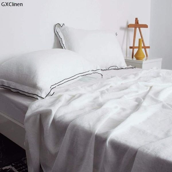 bedding sets 100% natural linen stone washed duvet cover 4pcs set with coverstitch flange pillowcases, breathable and durable
bedding sets 100% natural linen stone washed duvet cover 4pcs set with coverstitch flange pillowcases, breathable and durable