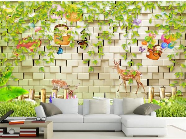 wallpapers 3d wallpaper po custom living room mural brick wall flower elk painting sofa tv background for
wallpapers 3d wallpaper po custom living room mural brick wall flower elk painting sofa tv background for