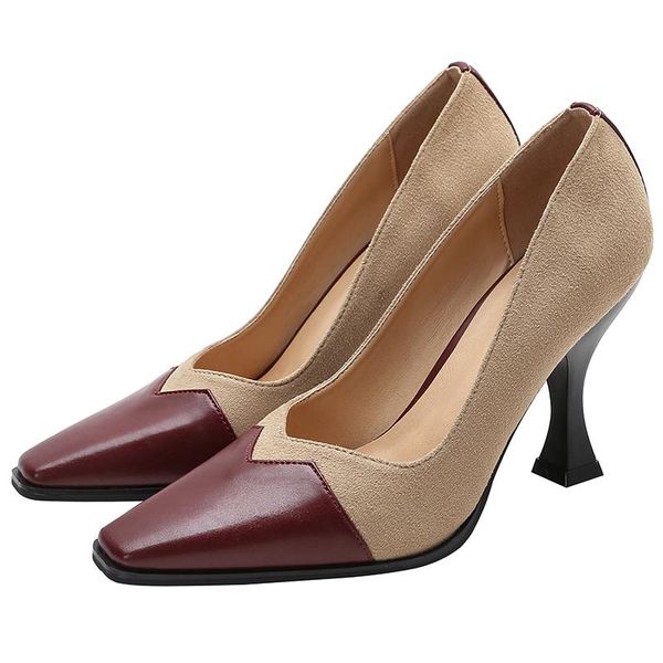 dress shoes fashion large size 40 high heel women's 2021 autumn square head v mouth retro stiletto heels women shoe hell, Black
dress shoes fashion large size 40 high heel women's 2021 autumn square head v mouth retro stiletto heels women shoe hell, Black