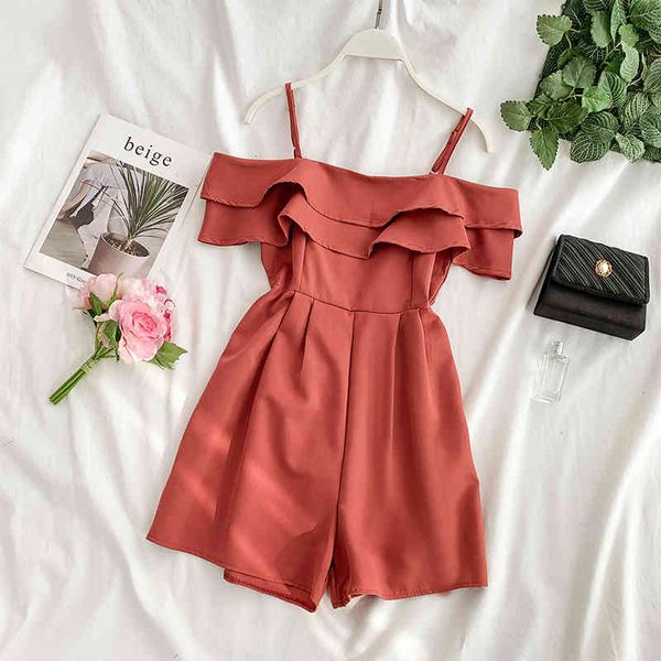 spaghetti strap strapless ruffled jumpsuits casual woman loose seaside holiday 210423, Black;white
spaghetti strap strapless ruffled jumpsuits casual woman loose seaside holiday 210423, Black;white