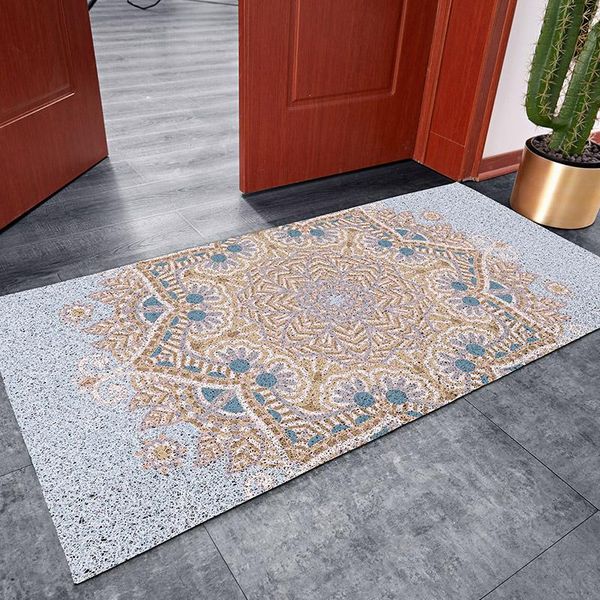 carpets nordic style entrance hall carpet pvc wire loop mat retro european totem door living room floor bathroom non-slip rug
carpets nordic style entrance hall carpet pvc wire loop mat retro european totem door living room floor bathroom non-slip rug