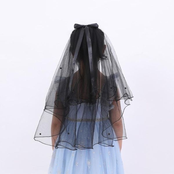bridal veils veil with comb double-layer sheer tulle ribbon decor short black for bride bridesmaid flower girl 2 sizes axyd
bridal veils veil with comb double-layer sheer tulle ribbon decor short black for bride bridesmaid flower girl 2 sizes axyd