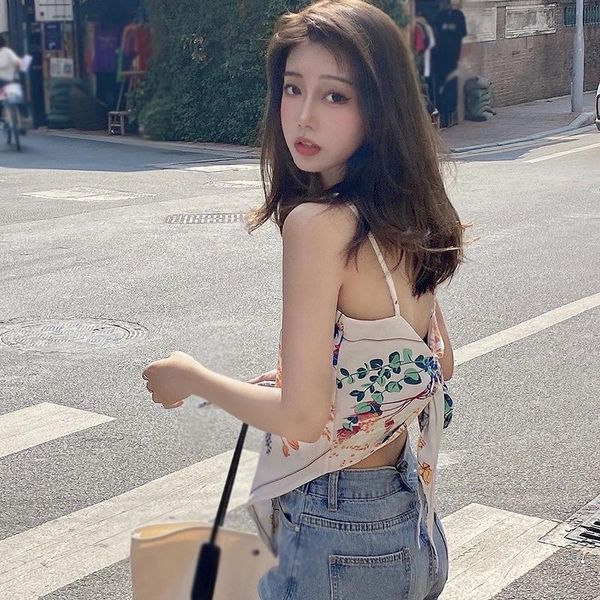 women's tanks & camis strapless scarf crop s printing silk towel hanging vest female short sleeveless beach tank tees, White
women's tanks & camis strapless scarf crop s printing silk towel hanging vest female short sleeveless beach tank tees, White