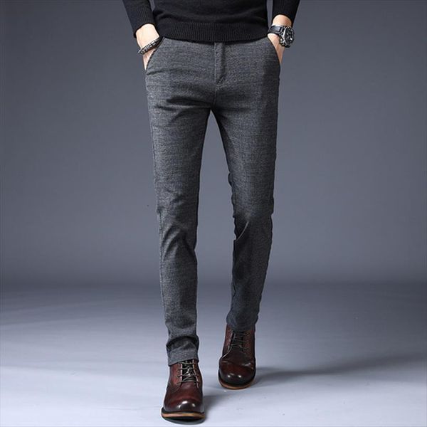 fashion slim fit women pants autumn winter thick business stripes flat classic full length casual trousers male, Black
fashion slim fit women pants autumn winter thick business stripes flat classic full length casual trousers male, Black