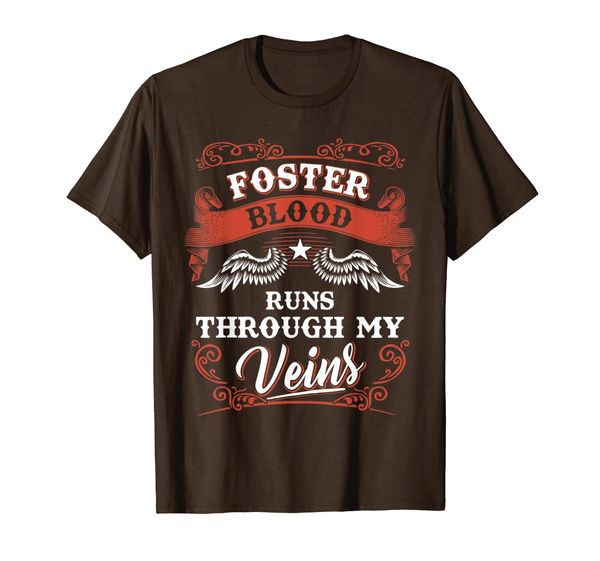 foster blood runs through my veins shirt youth kid 1kl2, White;black