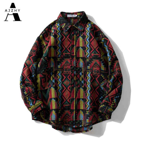 ajzhy button up shirt long sleeve thick vintage oversize hip hop casual fashion knitted national style winter warm men clothing 210410, White;black
ajzhy button up shirt long sleeve thick vintage oversize hip hop casual fashion knitted national style winter warm men clothing 210410, White;black