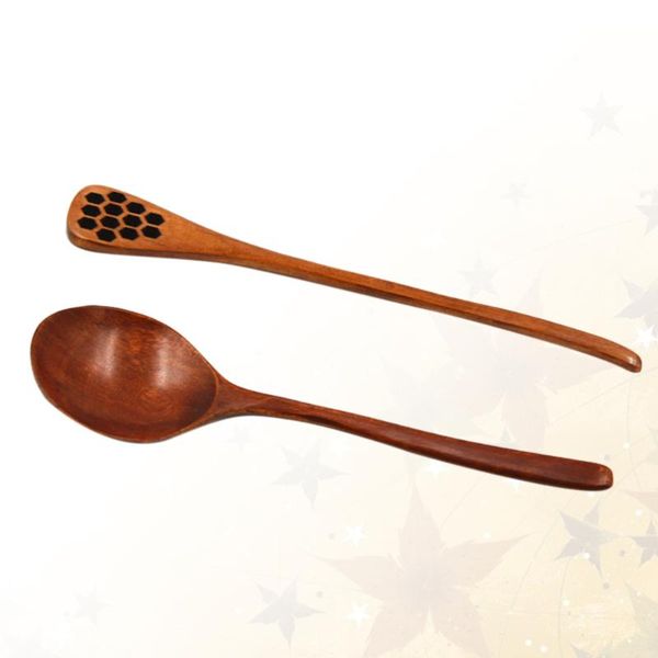 spoons 2pcs wood spoon mixing soup tableware flatware japanese style eco-friendly for home (brown)
spoons 2pcs wood spoon mixing soup tableware flatware japanese style eco-friendly for home (brown)