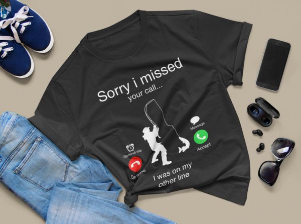fisherman sorry i missed your called fishing funny black t-shirt s-6xl, White;black
fisherman sorry i missed your called fishing funny black t-shirt s-6xl, White;black