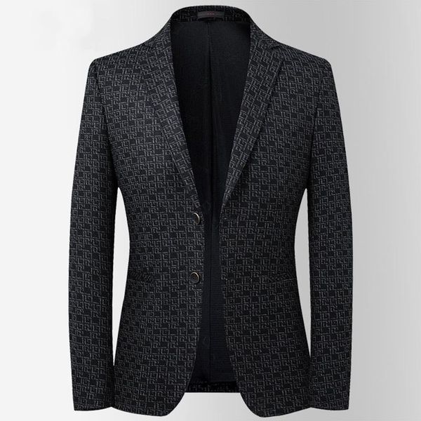 men's suits & blazers autumn winter blazer british's style casual slim fit suit jacket male print men coat masculino plus size, White;black
men's suits & blazers autumn winter blazer british's style casual slim fit suit jacket male print men coat masculino plus size, White;black