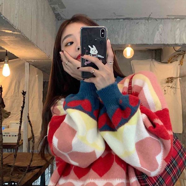 winter red women korean womens sweaters clothes coat pullover knitted christmas net love color loose, White;black
winter red women korean womens sweaters clothes coat pullover knitted christmas net love color loose, White;black