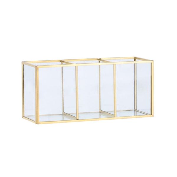 storage boxes & bins makeup brush organizer handmade brass glass cosmetics brushes pen box for lipsticks bathroom counteroffice
storage boxes & bins makeup brush organizer handmade brass glass cosmetics brushes pen box for lipsticks bathroom counteroffice