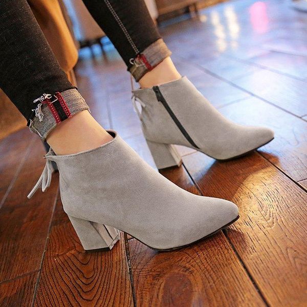 boots short female pointed toe high heel nude plus size 34-43 velvet warm women's shoes, Black
boots short female pointed toe high heel nude plus size 34-43 velvet warm women's shoes, Black
