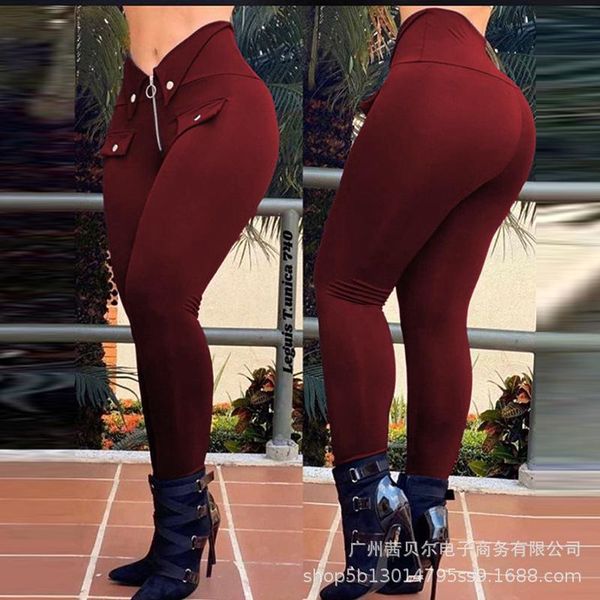 women button fashion ankle length pants pencil high waist tight trousers skinny solid color zipper women's & capris, Black;white
women button fashion ankle length pants pencil high waist tight trousers skinny solid color zipper women's & capris, Black;white